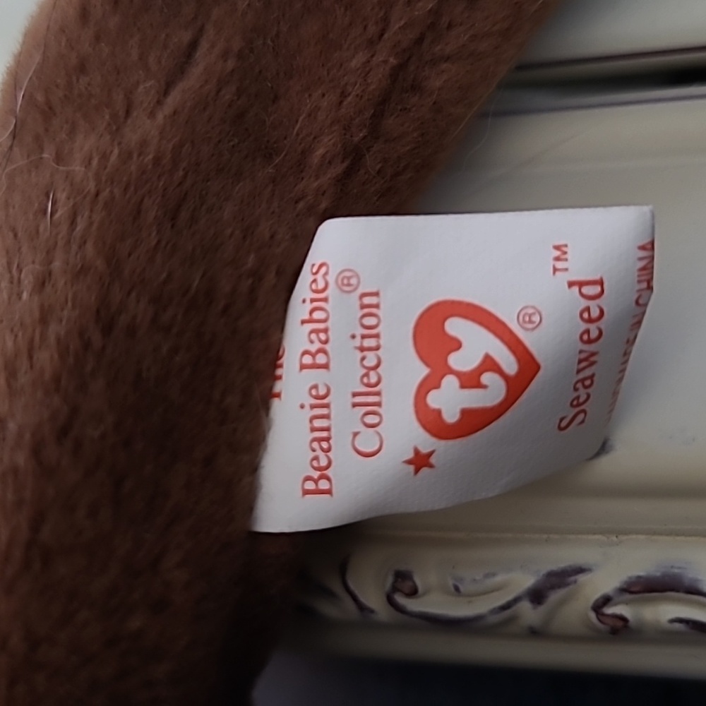 TY Beanie Baby Seaweed - Picture 5 of 5
